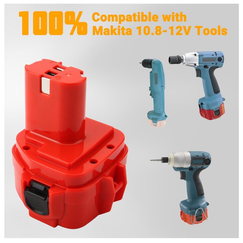                             Batteri til Makita 1235F (12V, 3000mAh)                            
                                                        
                            