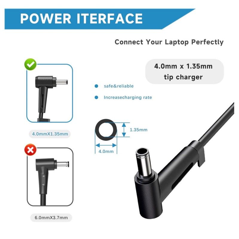 
                            Lader til Asus Max X541UJ (19V, 3.42A, 65W, 4.0*1.35mm)                            
                            