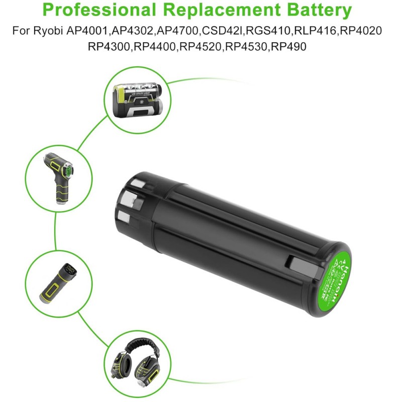                             Batteri til Ryobi HP53LK (4V, 2000mAh)                            
                                                        
                            