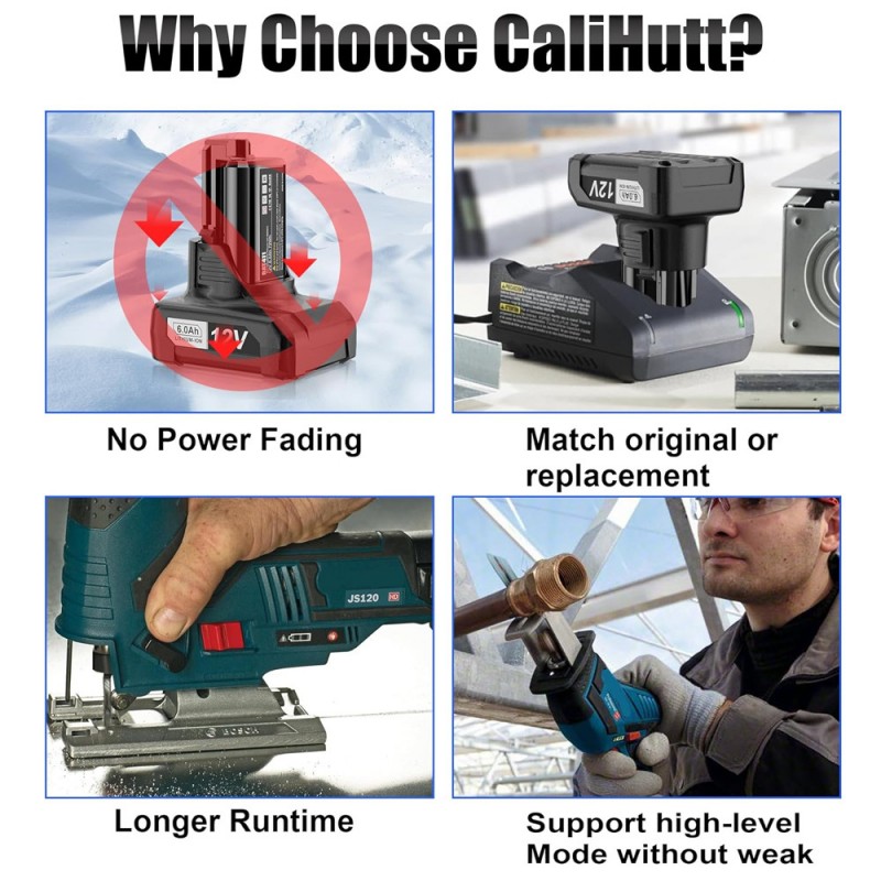                             Batteri til Bosch Bosch GWB 10.8-LI (10.8V, 6000mAh)                            
                                                        
                            