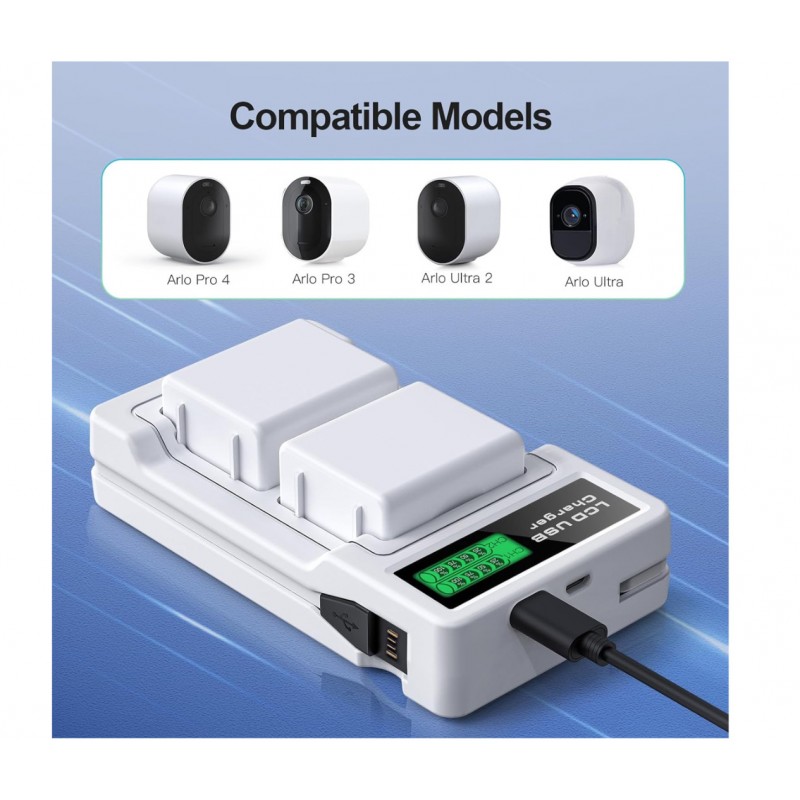                            Batteri til Arlo VVMS4640P (3.85V, 4800mAh)                            
                                                        
                            