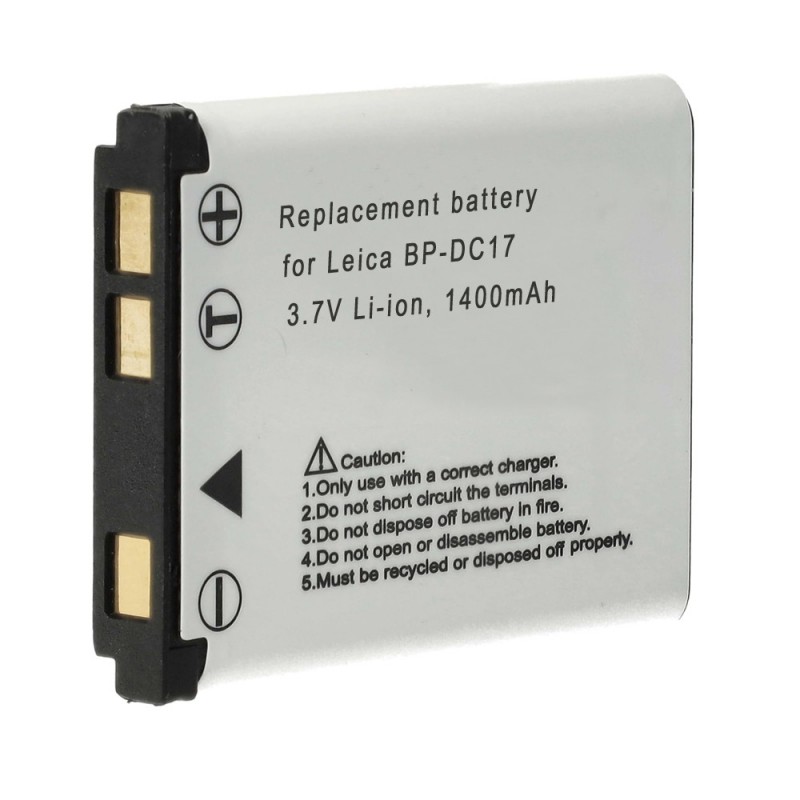                             Batteri til Leica BC-DC17 (3.7V, 1400mAh) 1 Batteri + 1 Lader                             
                                                        
                            