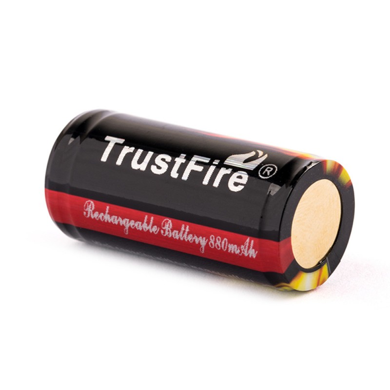 
                                                        
                                                        Batteri til Trustfire 16340 PCB 3.7V 880mAh
                            