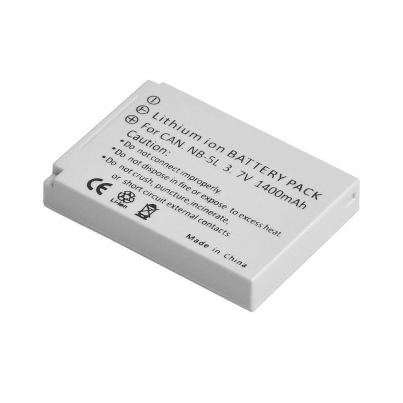                             Batteri til Canon Digital IXUS 800IS (3.7V, 1400mAh) 1 Batteri + 1 Lader                             
                                                        
                            