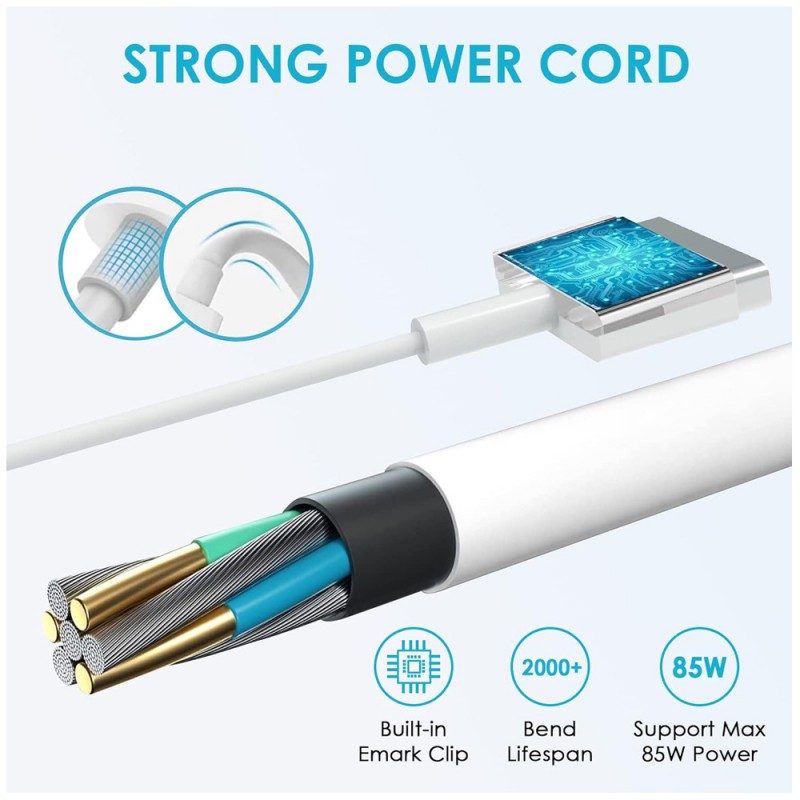 
                            Lader til Apple 85W 20V 4.25A T-Tip (20V, 4.25A, 85W, T-Tip)                            
                            