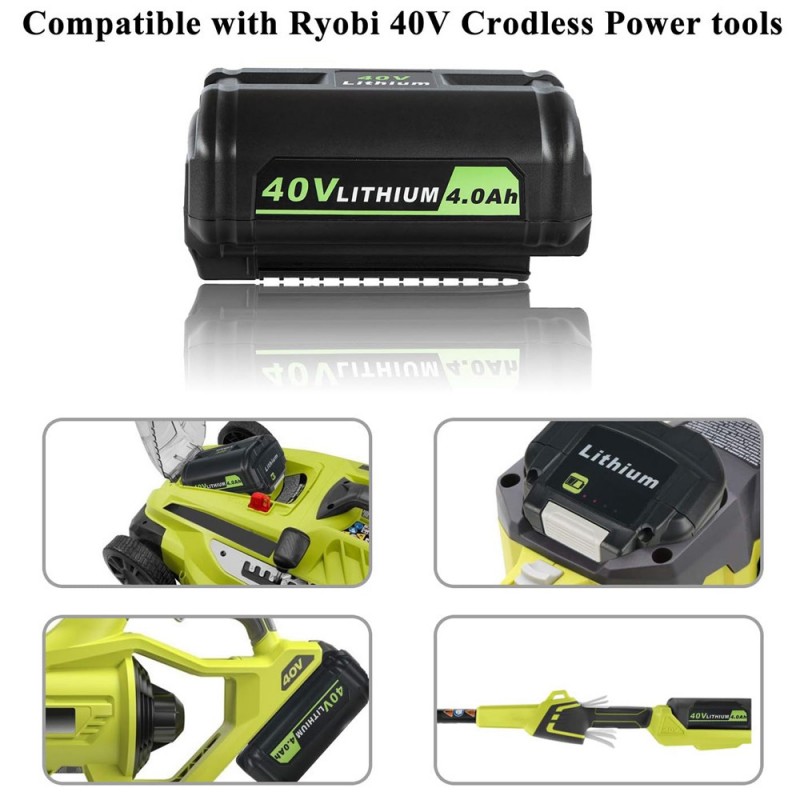                             Batteri til Ryobi RY40503 (40V, 4000mAh)                            
                                                        
                            