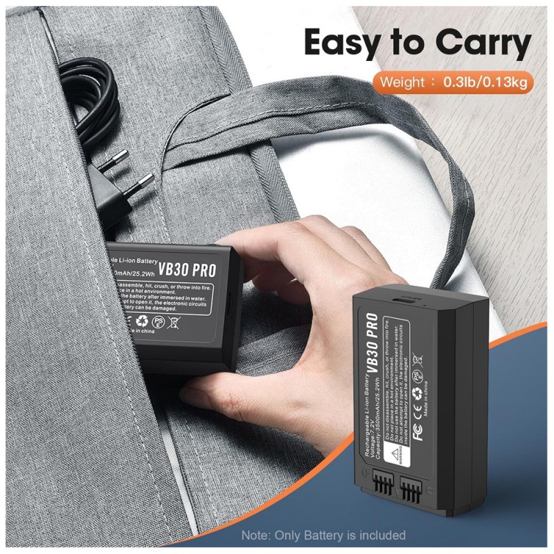 Batteri til GODOX V860 (7.2V, 3500mAh)                            
                                                        
                                                         Batteri til GODOX V860 (7.2V, 3500mAh)