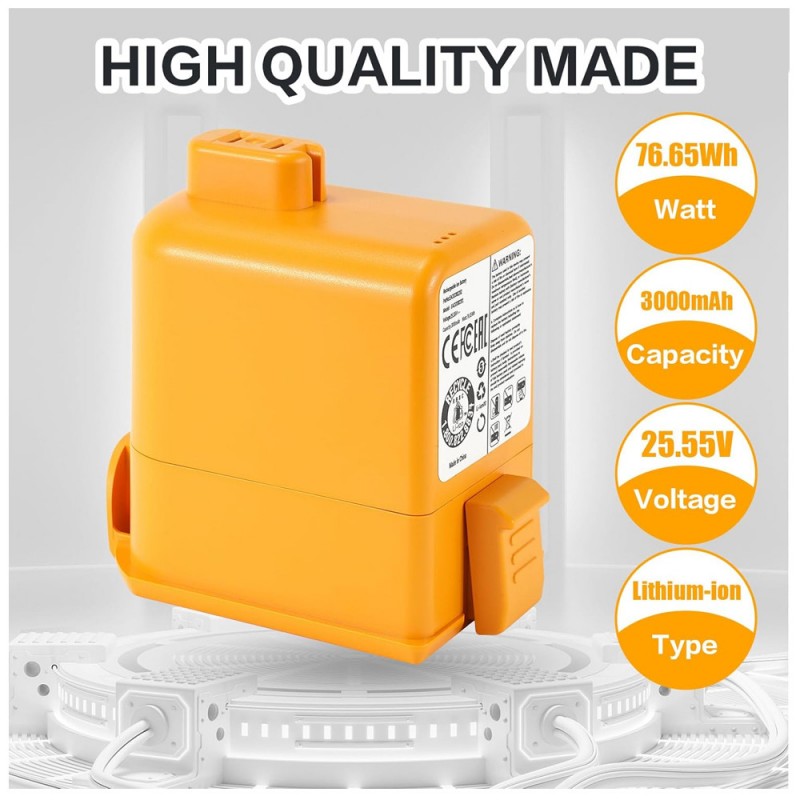                             Batteri til LG Cord Zero A958SA (25.2V, 3000mAh)                            
                                                        
                            