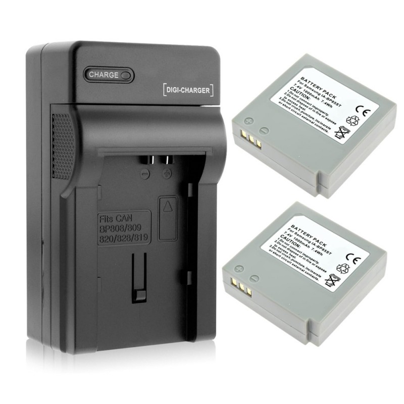                             Batteri til Samsung VP-HMX08 (7.4V, 1400mAh) 2 Batteri + 1 Lader                             
                                                        
                            
