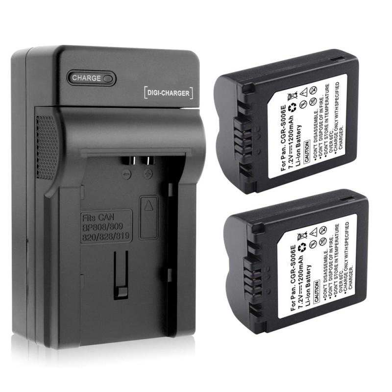                             Batteri til Leica BP-DC5-U (7.2V, 1200mAh, 2 Batteri + 1 Lader)                            
                                                        
                            