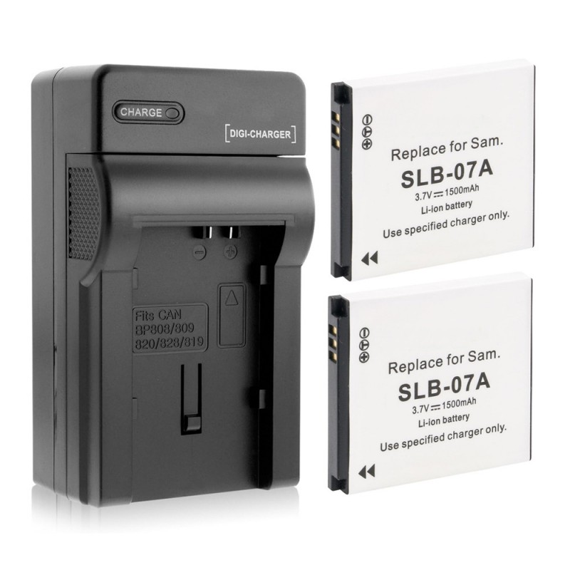                             Batteri til Samsung SBC-07A (3.7V, 1500mAh) 2 Batteri + 1 Lader                             
                                                        
                            