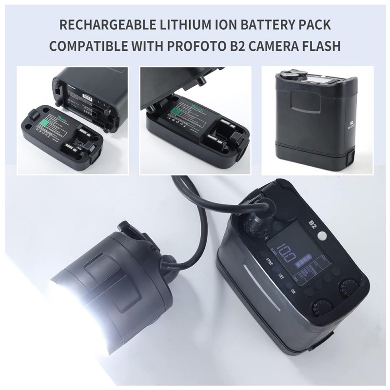                             Batteri til Profoto B2 14.4V 3000mAh (14.4V, 3000mAh)                            
                                                        
                            