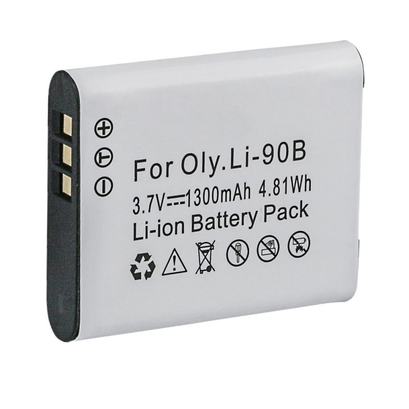                             Batteri til Olympus Stylus XZ-2 iHS (3.7V, 1300mAh) 2 Batteri + 1 Lader                             
                                                        
                            