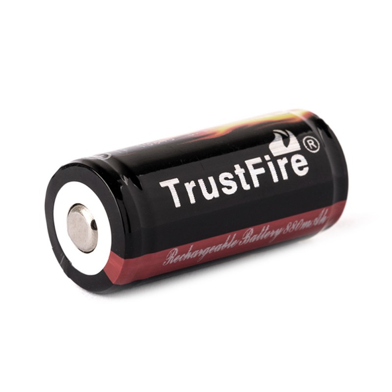 
                                                        
                                                        Batteri til Trustfire 16340 PCB 3.7V 880mAh
                            