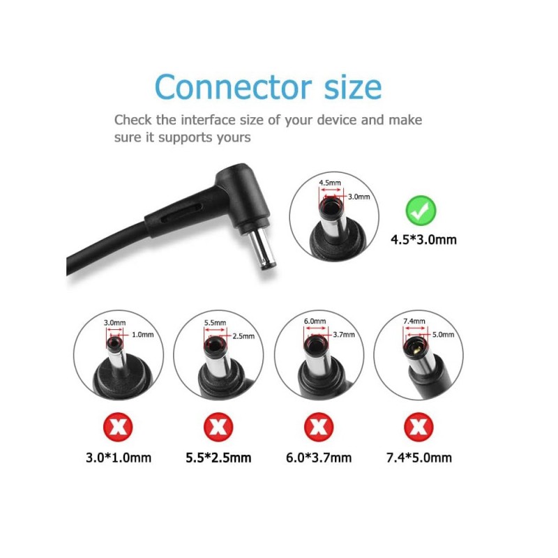 
                            Lader til Asus PRO ASUSPRO (19V, 3.42A, 65W, 4.5*3.0mm)                            
                            
