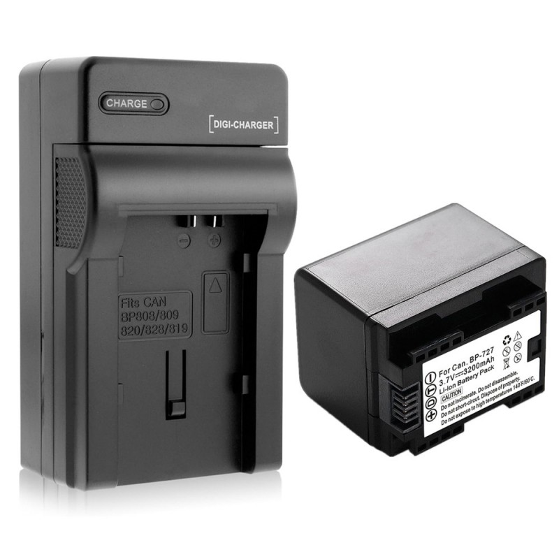 Batteri til Canon LEGRIA HF R48 (3.6V, 3200mAh, 1 Batteri + 1 Lader)
Batteri til Canon LEGRIA HF R48 (3.6V, 3200mAh, 1 Batteri + 1 Lader)