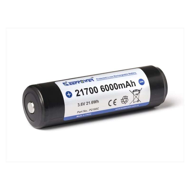 Batteri til Keeppower 21700 3.6V 6000mAh