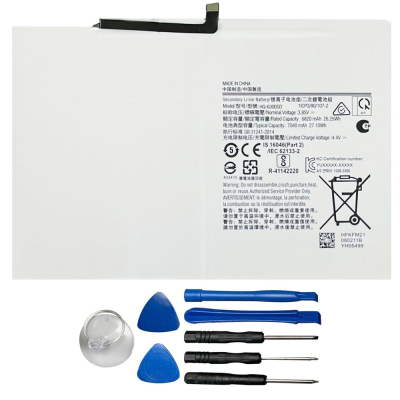                             Batteri til Samsung HQ-6300NA (3.85V, 26.25Wh/6820mAh)                            
                                                        
                            