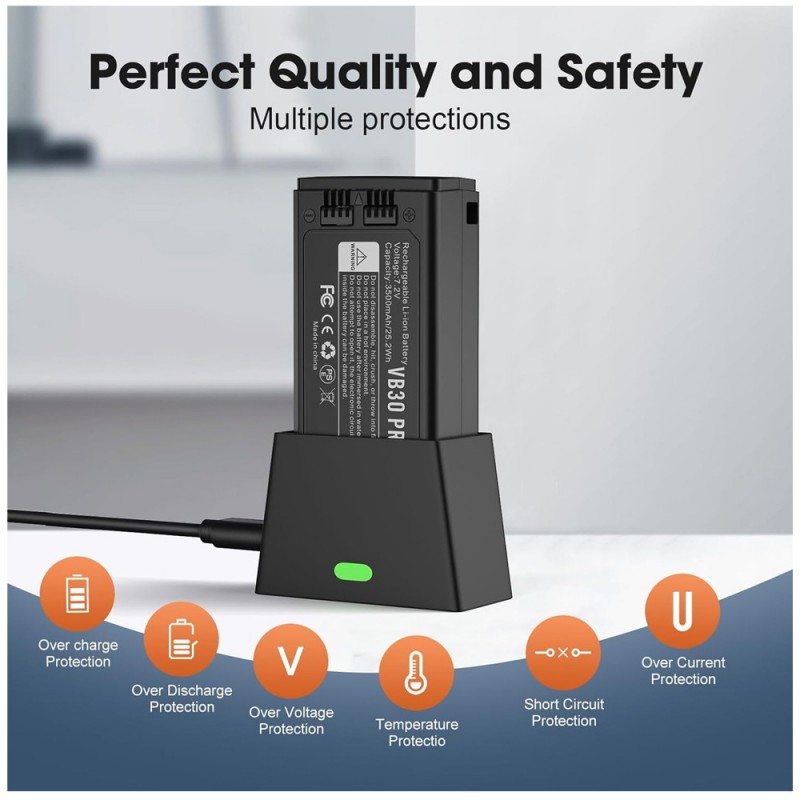 Batteri til GODOX V860 (7.2V, 3500mAh)                            
                                                        
                                                         Batteri til GODOX V860 (7.2V, 3500mAh)