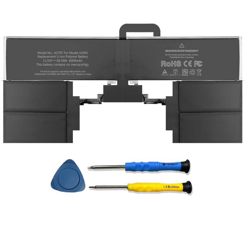 Batteri til Apple MacBook Air 15-inch M2 2023 (11.55V, 6000mAh/69.3Wh)                            
                                                        
                                                         Batteri til Apple MacBook Air 15-inch M2 2023 (11.55V, 6000mAh/69.3Wh)