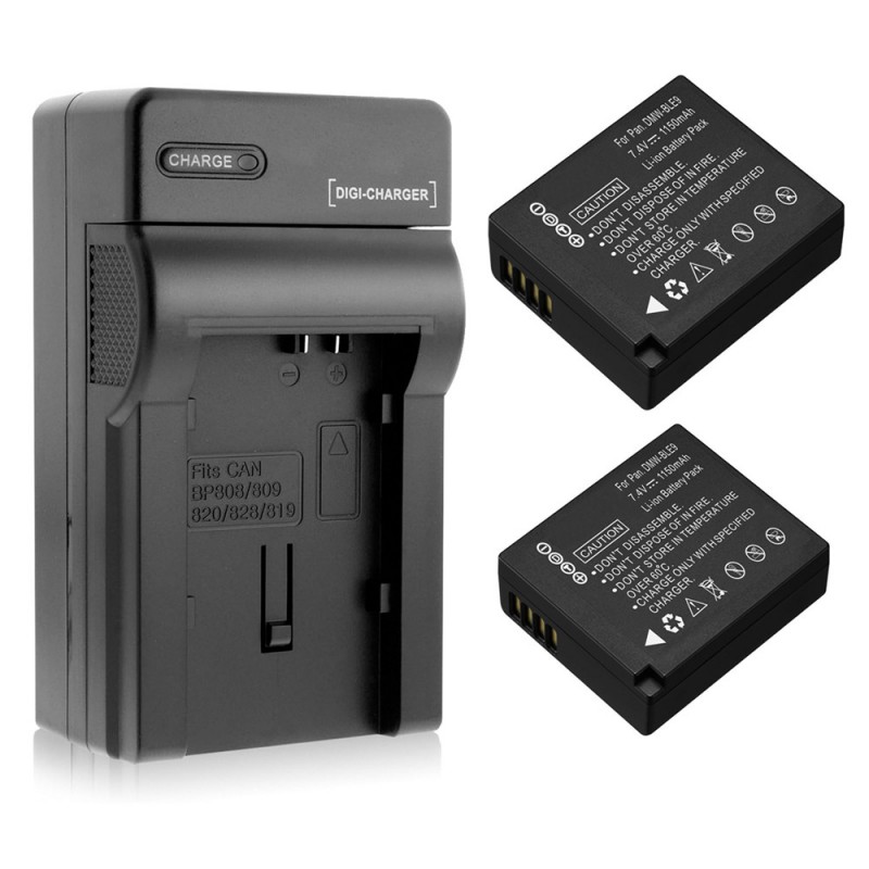 Batteri til Panasonic Lumix DMC-GF5GK (7.2V, 1200mAh, 2 Batteri + 1 Lader)
Batteri til Panasonic Lumix DMC-GF5GK (7.2V, 1200mAh, 2 Batteri + 1 Lader)