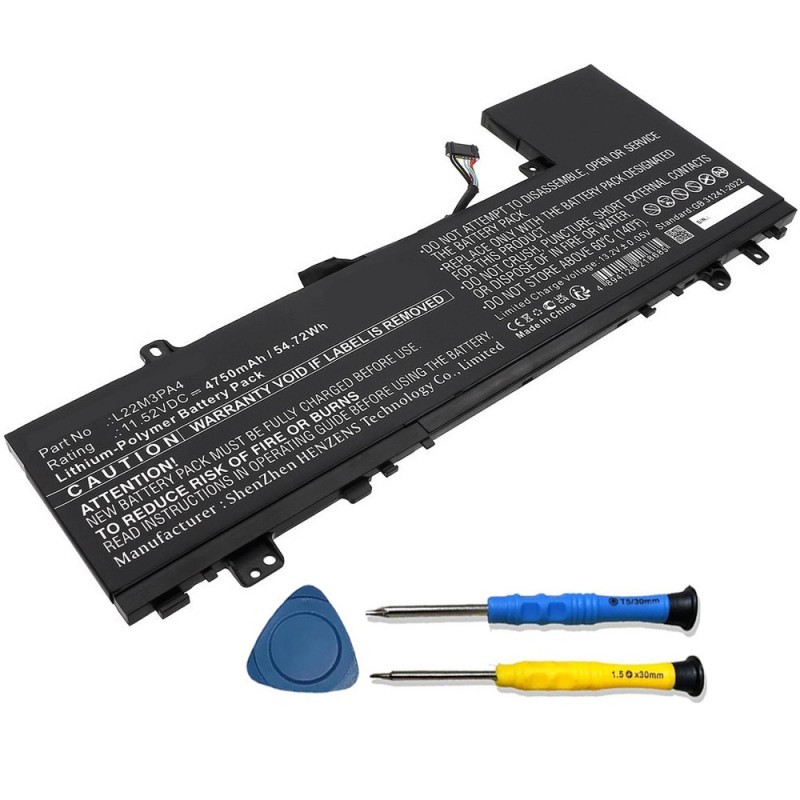                             Batteri til Lenovo 5B11K39352 11.52V 4750 mAh (11.52V, 4750 mAh)                            
                                                        
                            