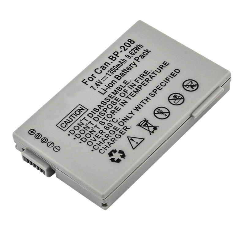                             Batteri til Canon Optura iVIS DC200 (7.4V, 1300mAh) 1 Batteri + 1 Lader                             
                                                        
                            