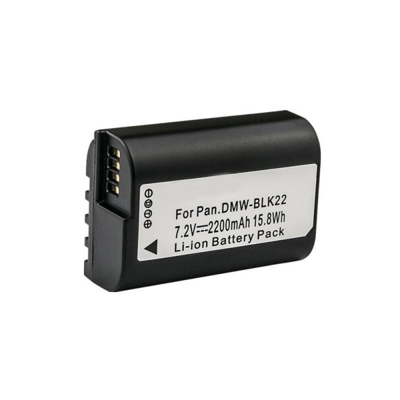                             Batteri til Panasonic DC-GH5M2M (7.2V, 2200mAh) 1 Batteri + 1 Lader                             
                                                        
                            