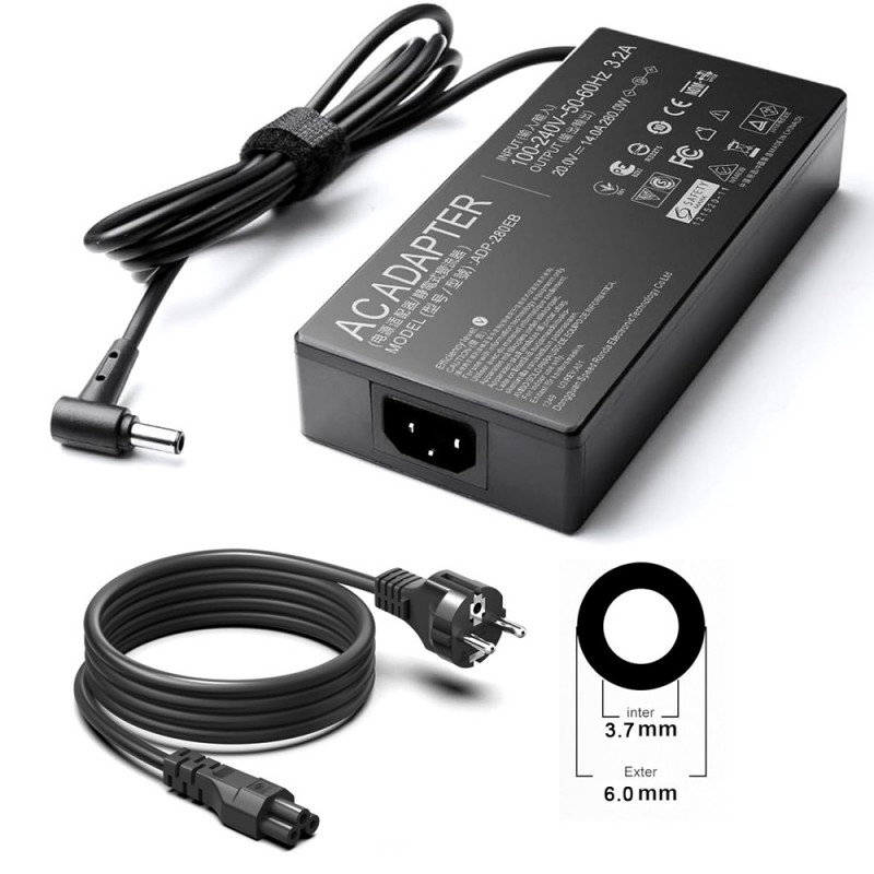 Lader til Asus ZX53V(20V, 14A, 280W, 6.0*3.7mm)                            
                             
                            Lader til Asus ZX53V(20V, 14A, 280W, 6.0*3.7mm)