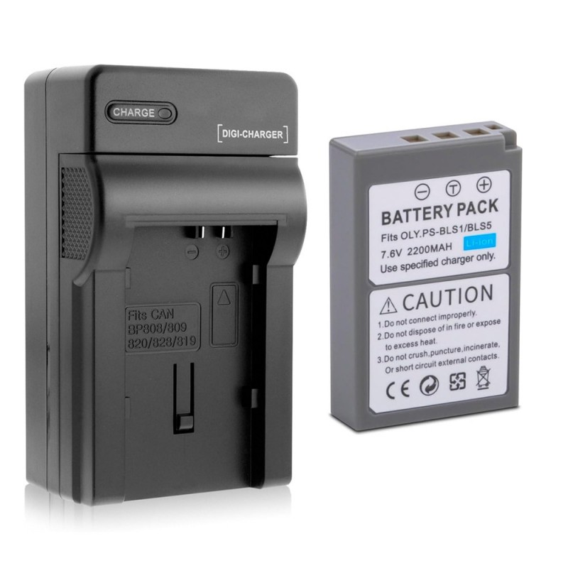 Batteri til Olympus E-PM2 (7.6V, 2200mAh, 1 Batteri + 1 Lader)
Batteri til Olympus E-PM2 (7.6V, 2200mAh, 1 Batteri + 1 Lader)