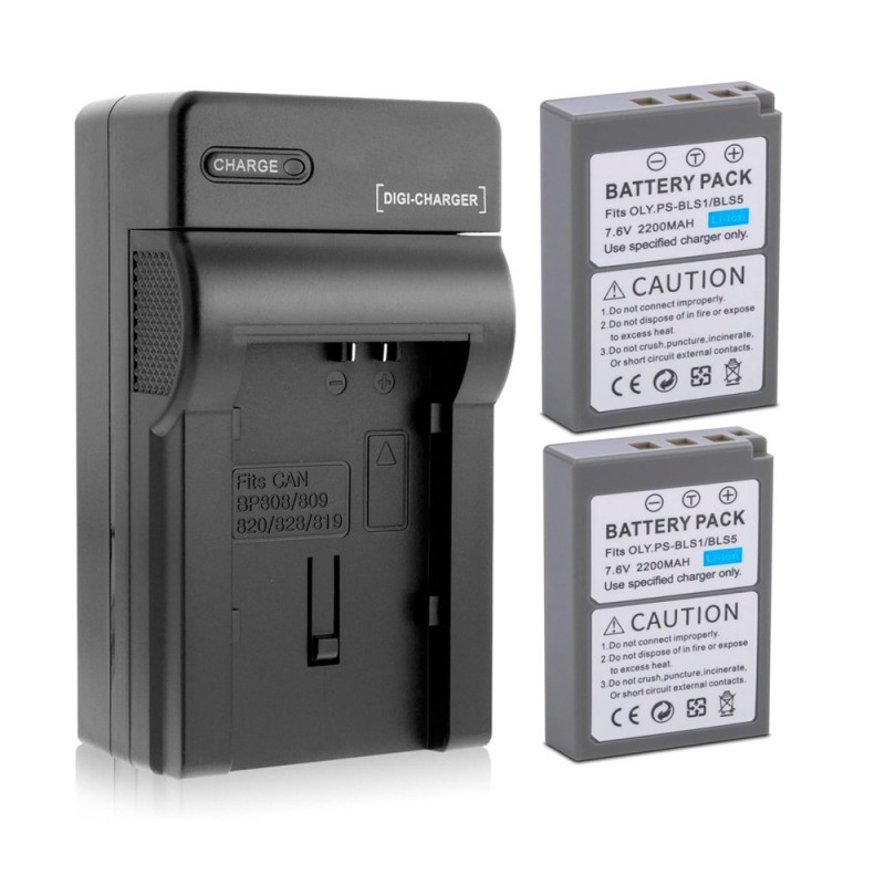 Batteri til Olympus E-PM2 (7.6V, 2200mAh, 2 Batteri + 1 Lader)
Batteri til Olympus E-PM2 (7.6V, 2200mAh, 2 Batteri + 1 Lader)