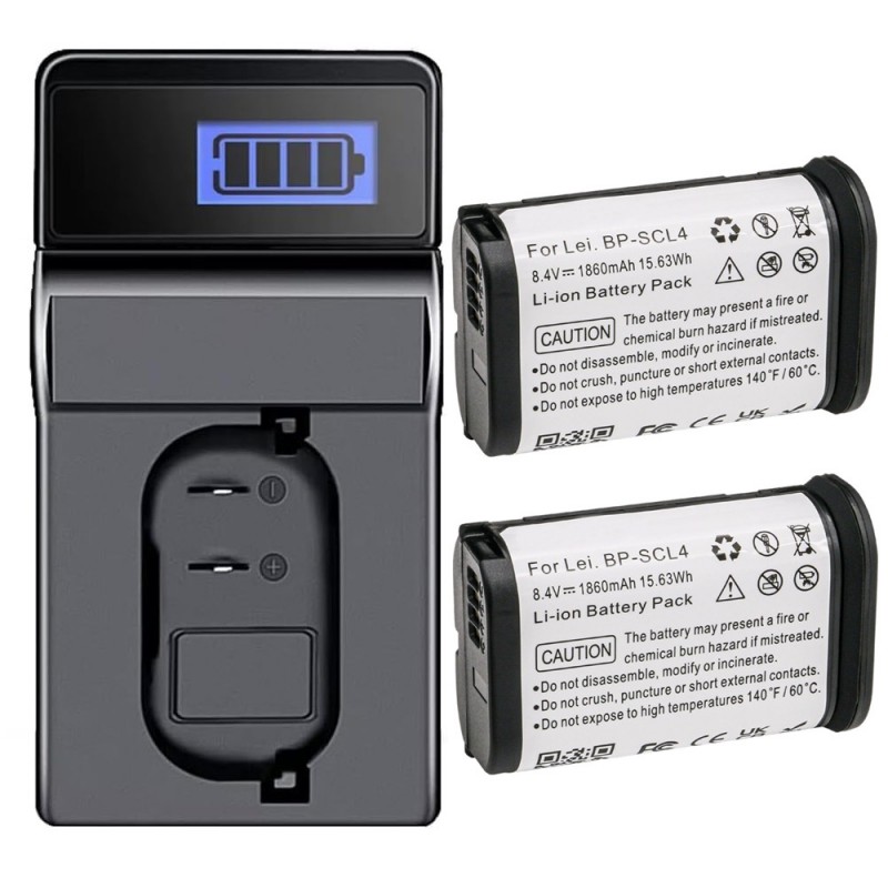 Batteri til Leica SL Typ 601 Camera (8.4V, 1860mAh, 2 Batteri + 1 Lader)
Batteri til Leica SL Typ 601 Camera (8.4V, 1860mAh, 2 Batteri + 1 Lader)