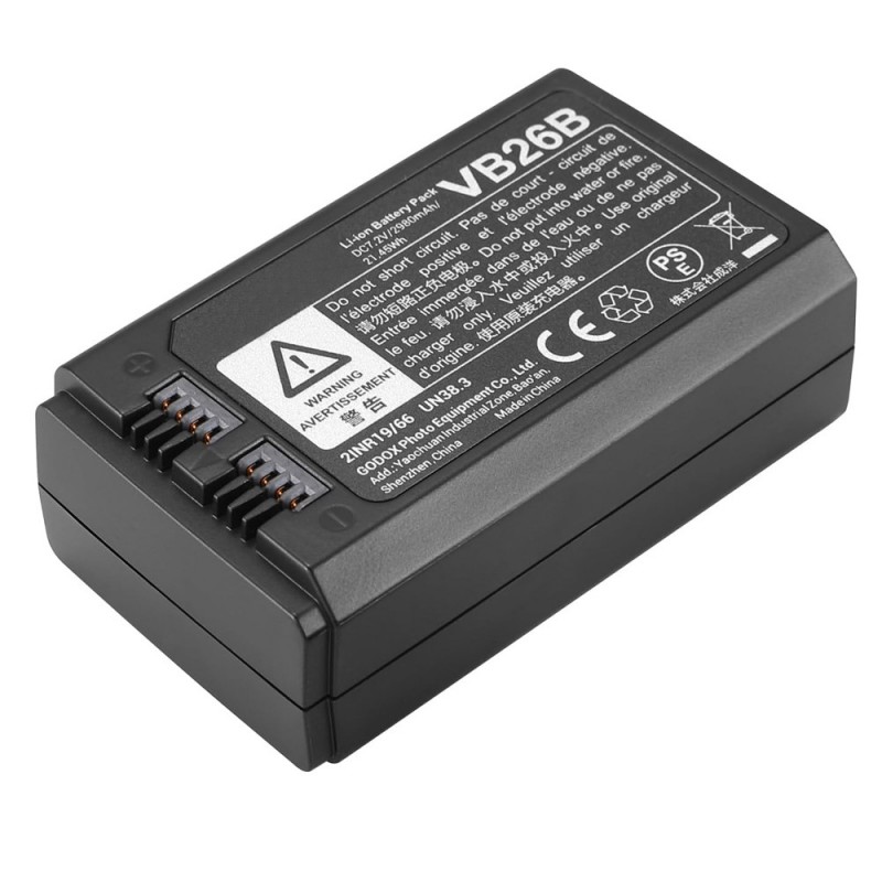                             Batteri til GODOX V860 (7.2V, 3000mAh)                            
                                                        
                            