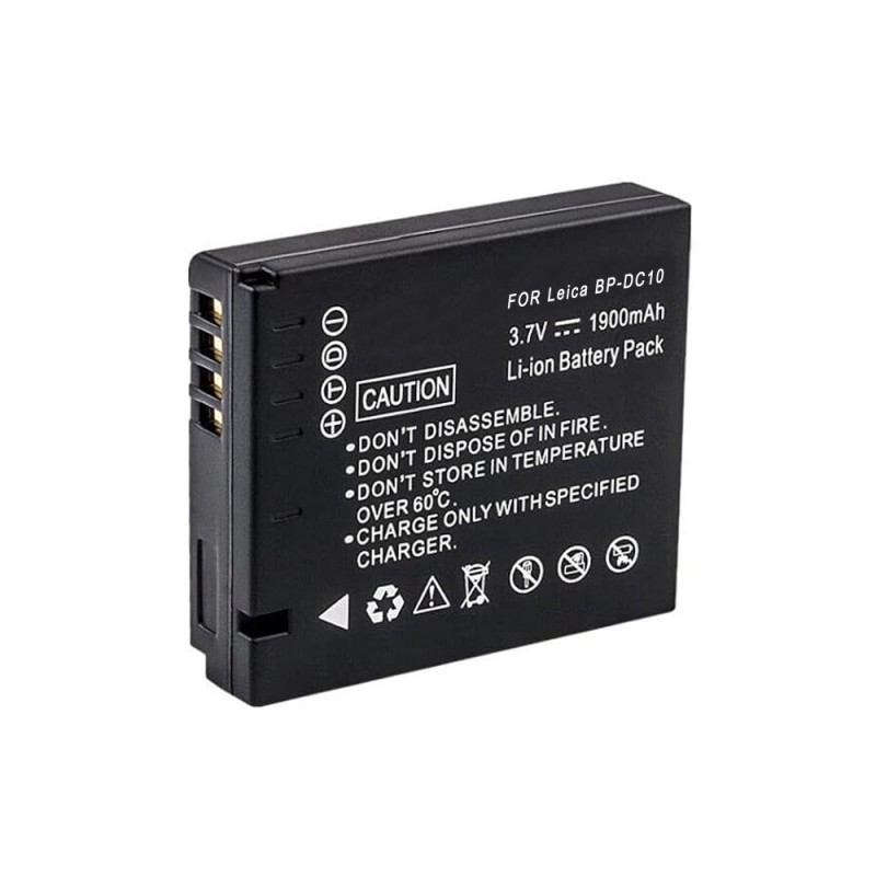                            Batteri til Leica BP-DC10 (3.7V, 1900mAh) 1 Batteri + 1 Lader                             
                                                        
                            