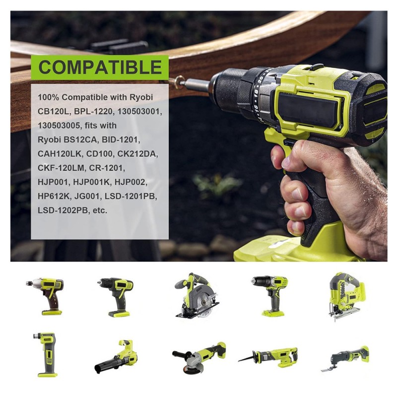                             Batteri til Ryobi CB120L (12V, 1500mAh)                            
                                                        
                            
