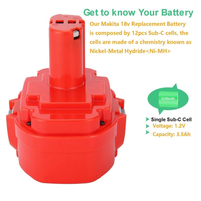                             Batteri til Makita JR180DWBE (18V, 3500mAh)                            
                                                        
                            