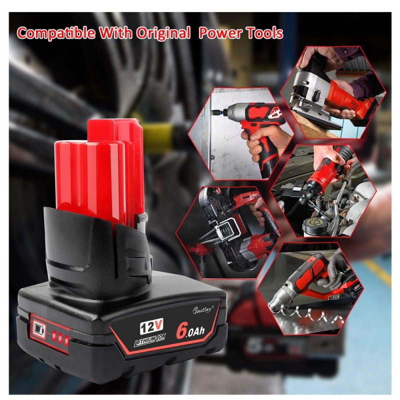                             Batteri til Milwaukee C12 PXP-I06202C (12V, 4000mAh)                            
                                                        
                            