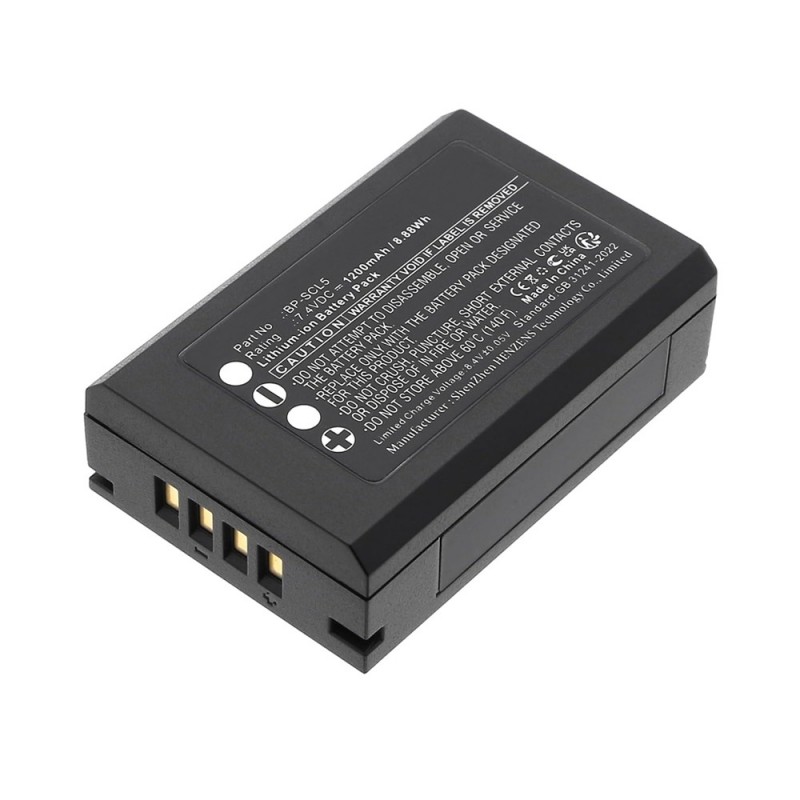                             Batteri til Leica BP-SCL5 (7.4V, 1100mAh) 1 Batteri + 1 Lader                             
                                                        
                            