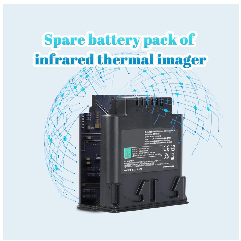                             Batteri til Fluke TI-SBP 7.4V 6800mAh (7.4V, 6800mAh)                            
                                                        
                            