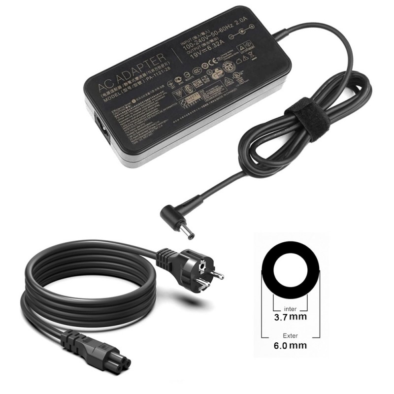 Lader til Asus N550JV-CN199H(19V, 6.32A, 120W, 6.0*3.7mm)                            
                             
                            Lader til Asus N550JV-CN199H(19V, 6.32A, 120W, 6.0*3.7mm)