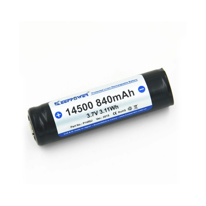 Batteri til Keeppower 14500 3.7V 840mAh