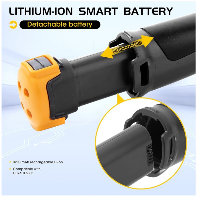                             Batteri til Fluke Ti SBP3 7.4V 3200mAh (7.4V, 3200mAh)                            
                                                        
                            