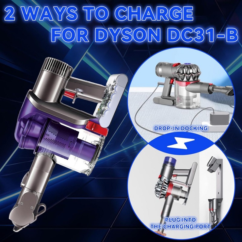                             Batteri til Dyson DC31 22.2V 3000mAh (22.2V, 3000mAh)                            
                                                        
                            