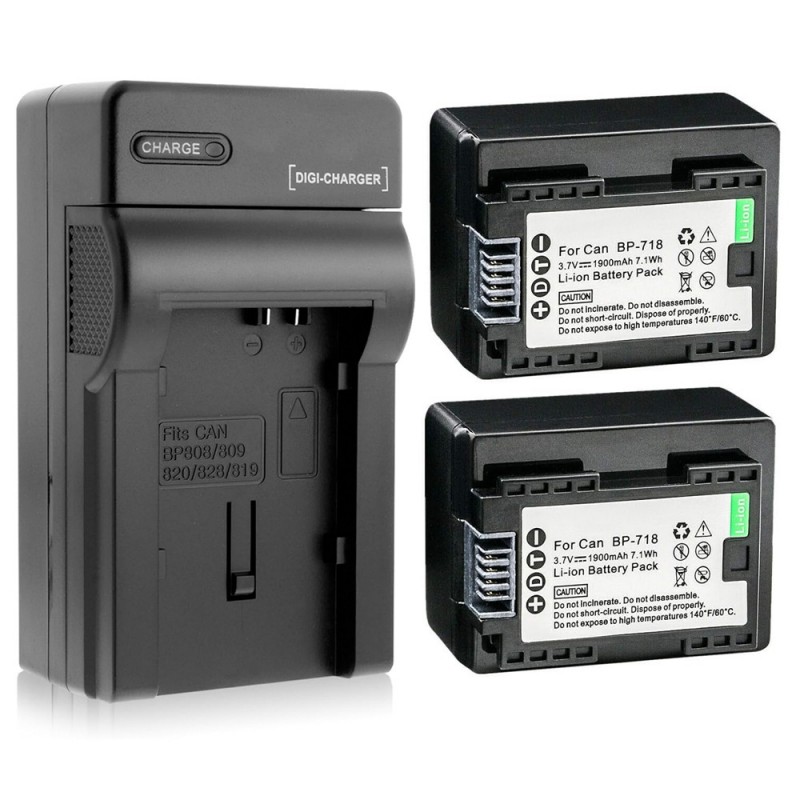 Batteri til Canon LEGRIA HF R48 (3.6V, 1800mAh, 2 Batteri + 1 Lader)
Batteri til Canon LEGRIA HF R48 (3.6V, 1800mAh, 2 Batteri + 1 Lader)