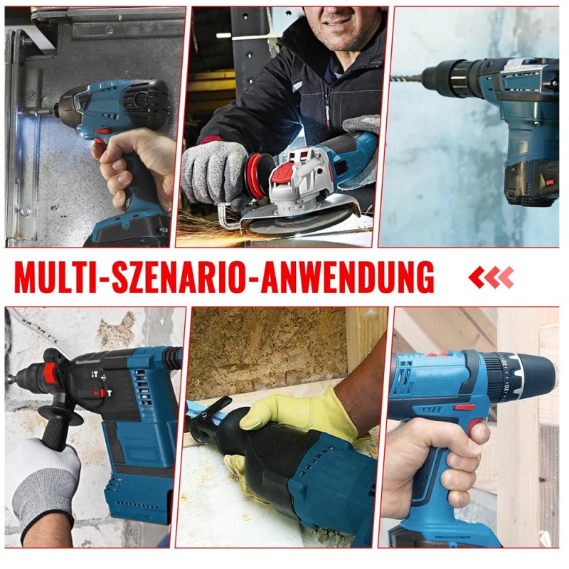                             Batteri til Bosch BAT609 18V 6000mAh (18V, 6000mAh) 2 Batteri                             
                                                        
                            