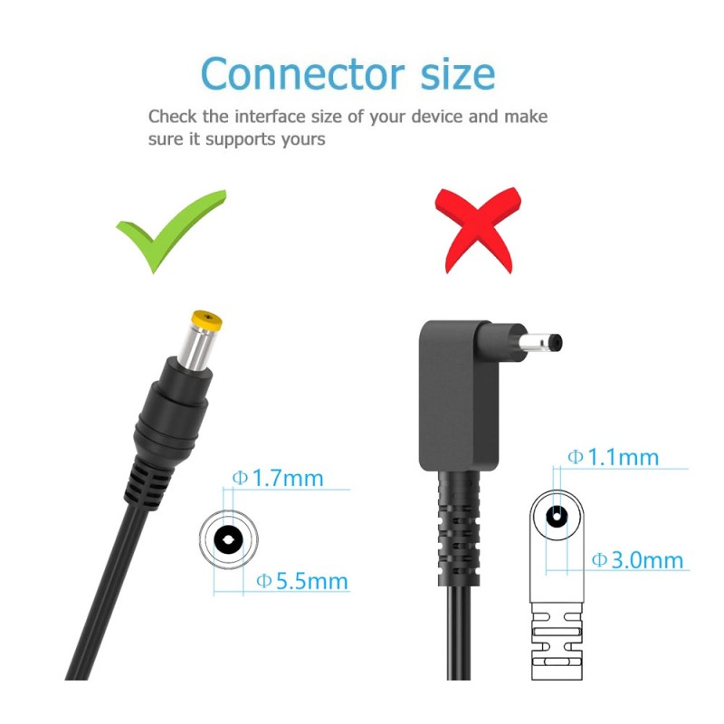 Lader til Acer Aspire F5 573G(19V, 4.74A, 90W, 5.5*1.7mm)                            
                             
                            Lader til Acer Aspire F5 573G(19V, 4.74A, 90W, 5.5*1.7mm)