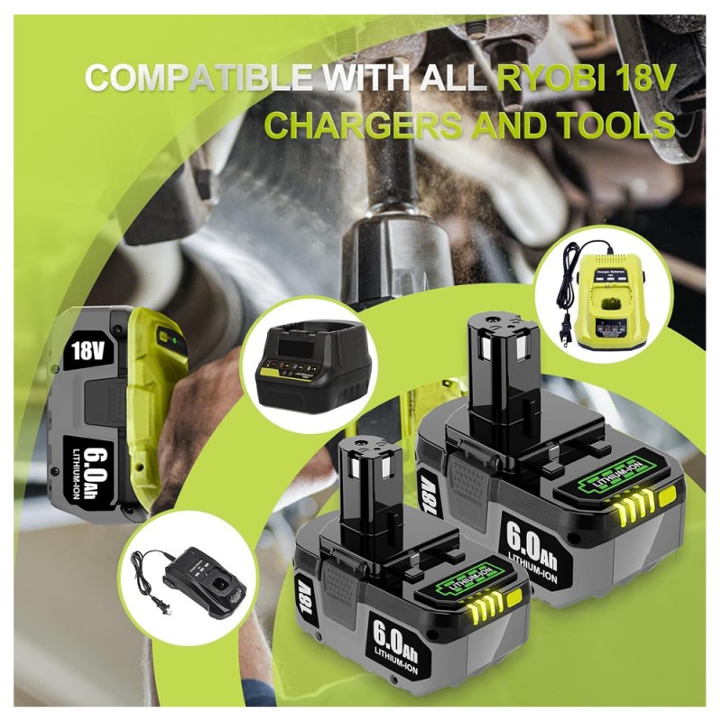                            Batteri til Ryobi CDI-1803 (18V, 6000mAh)                            
                                                        
                            