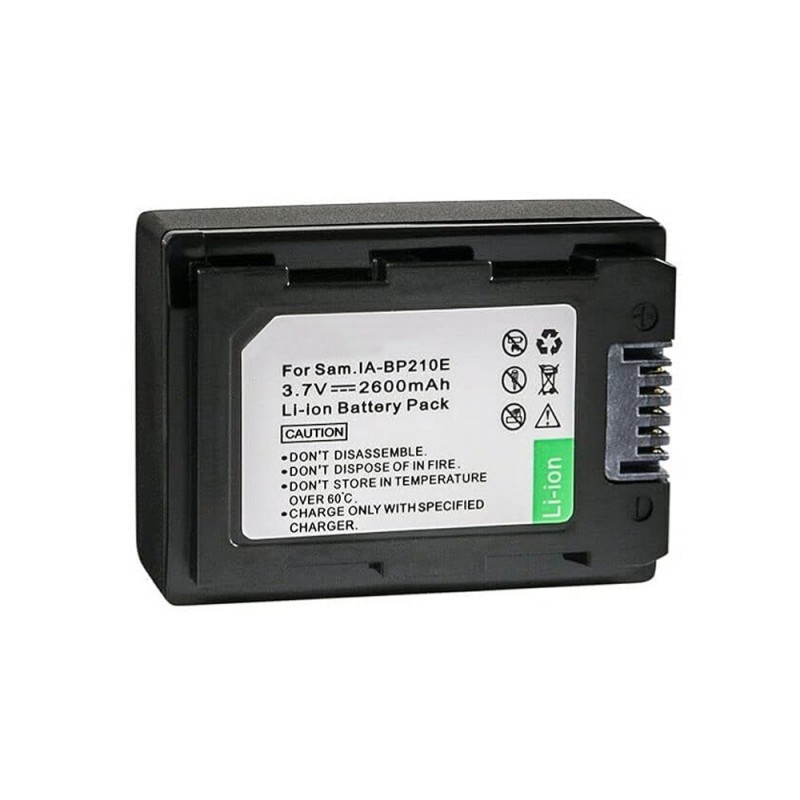                             Batteri til Samsung HMX-F800 (3.7V, 2600mAh) 1 Batteri + 1 Lader                             
                                                        
                            