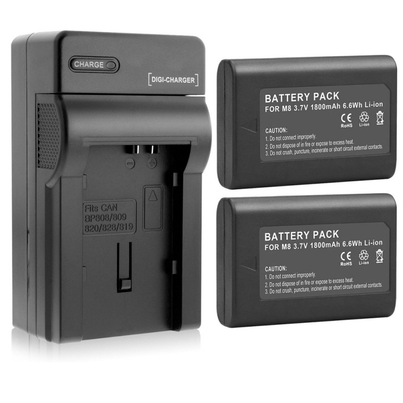                             Batteri til Leica MM (3.7V, 1800mAh, 2 Batteri + 1 Lader)                            
                                                        
                            