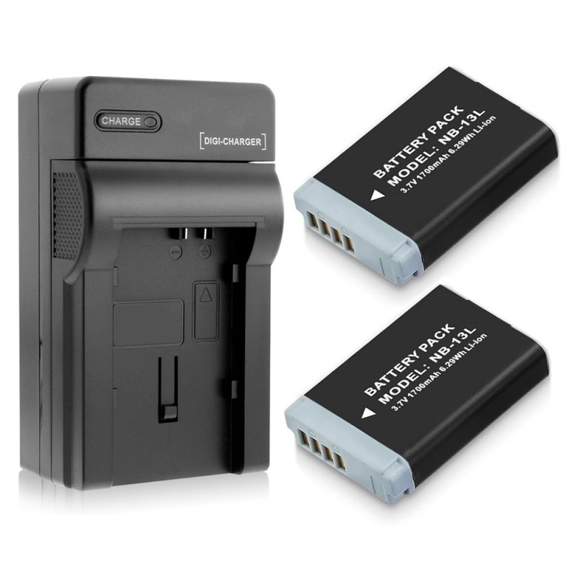 Batteri til Canon PowerShot G7 X Mark III (3.6V, 1250mAh, 2 Batteri + 1 Lader)
Batteri til Canon PowerShot G7 X Mark III (3.6V, 1250mAh, 2 Batteri + 1 Lader)